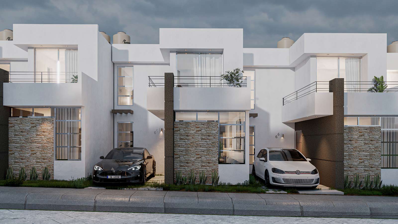fachada del proyecto inmobiliario: casa Kali